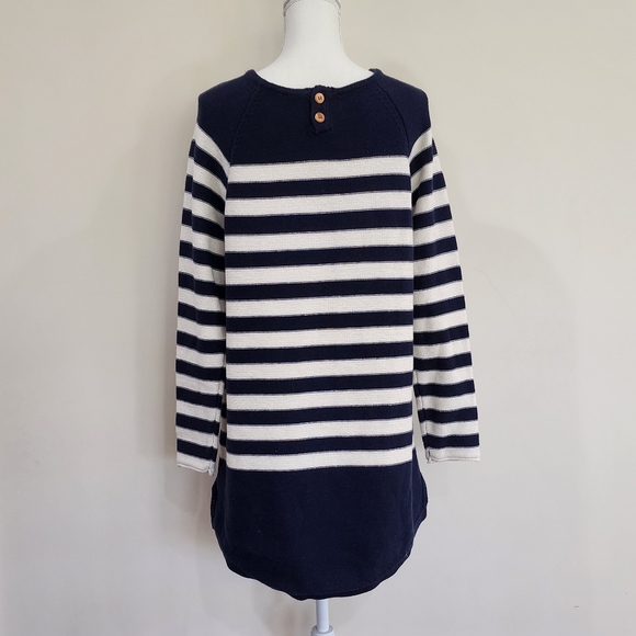 Free People Beach Renegade Tunic | Navy White Stripe | M - Picture 3 of 5